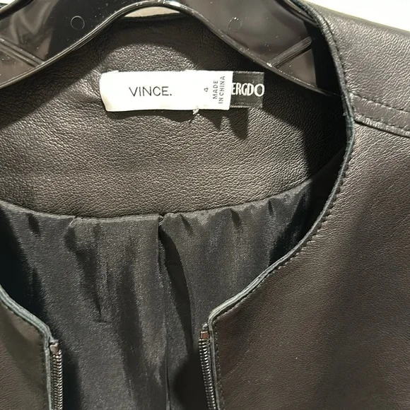Vince Vegan Leather jacket - Picture 4 of 9
